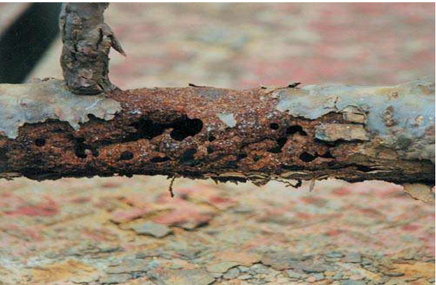 腐蝕的欄桿 腐蝕的欄桿